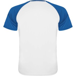Indianapolis rvid ujj gyerek sportpl, white, royal blue (T-shirt, pl, kevertszlas, mszlas)