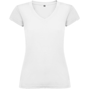 Roly Victoria ni V-nyak pamutpl, White (T-shirt, pl, 90-100% pamut)